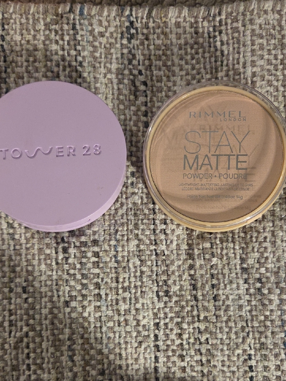 Rimmel Stay Matte Powder & Tower 28 Compact Duo - Beige & Lilac